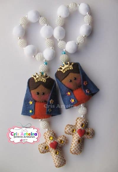 terço de feltro para dia das mães terço de feltro para dia das mães