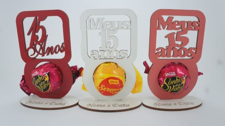 Base em MDF para bombom Base em MDF para bombom