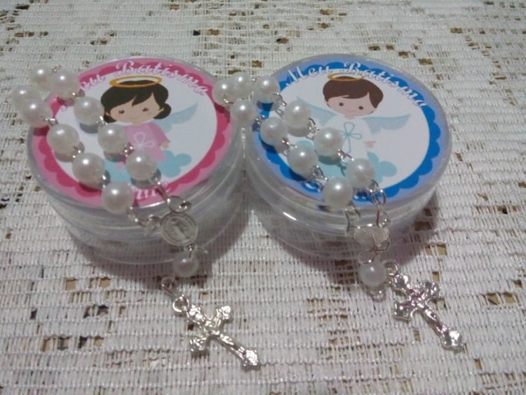 Caixinhas personalizadas com terço Caixinhas personalizadas com terço