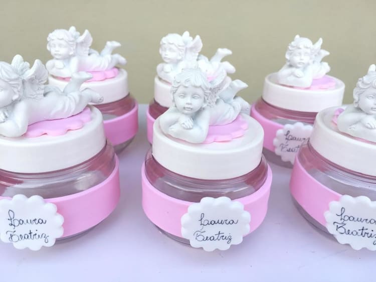 Os potinhos servem para colocar balas e doces Os potinhos servem para colocar balas e doces