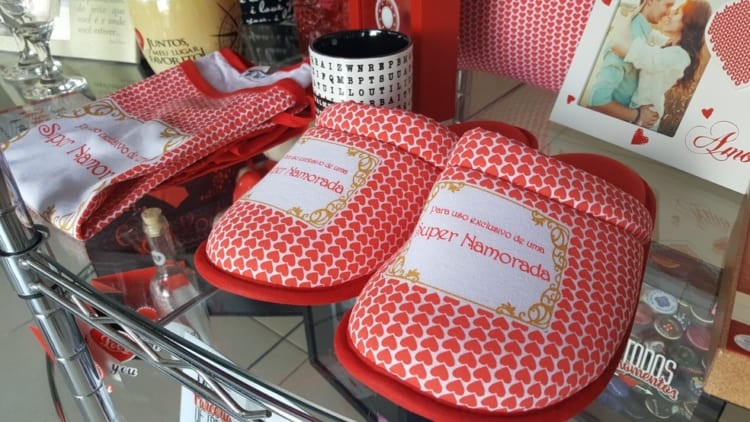 Pantufas personalizadas para namorada Pantufas personalizadas para namorada