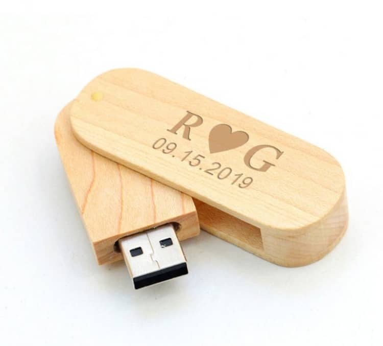 Pen drive rústico customizado Pen drive rústico customizado