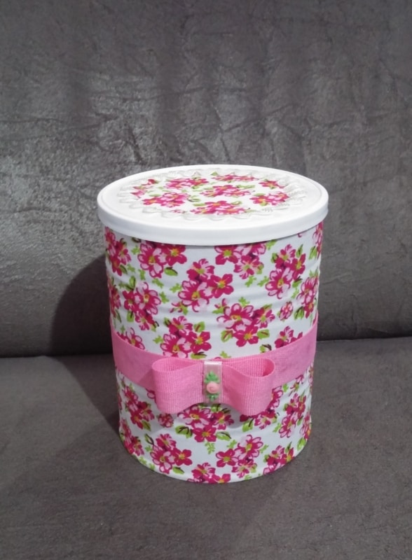 Presente dia das mães latinha decorada Presente dia das mães latinha decorada