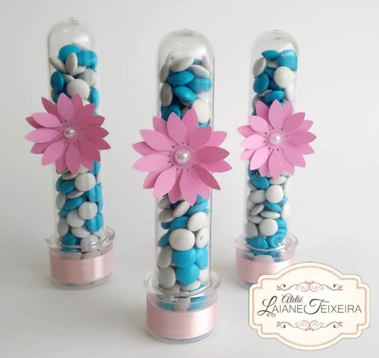 Tubetes personalizados com balinhas Tubetes personalizados com balinhas