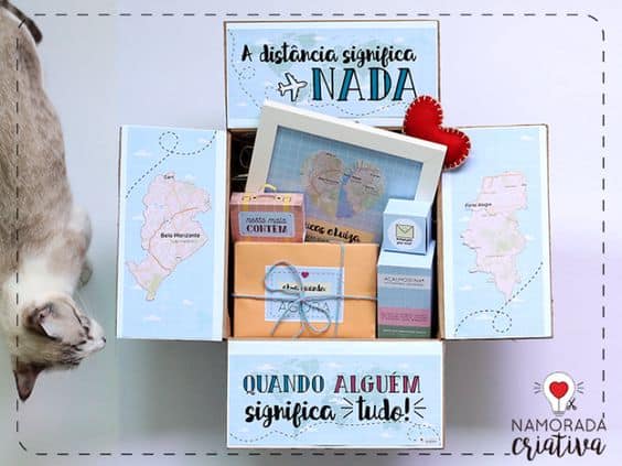 Caixa personalida para namorada a distância21 Caixa personalida para namorada a distância21