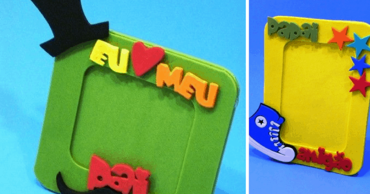 Ideias de porta retrato para fazer para os pais de EVA Ideias de porta retrato para fazer para os pais de EVA