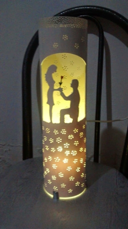 Presente simples para namorada luminária romântica57 Presente simples para namorada luminária romântica57