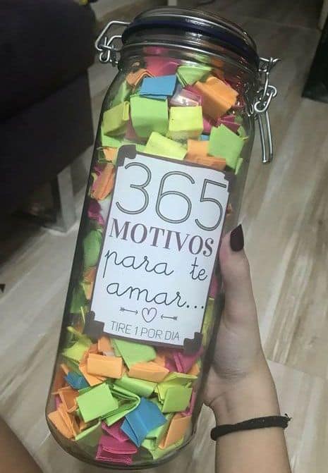 Presente simples para namorada pote de vidro personalizado35 Presente simples para namorada pote de vidro personalizado35