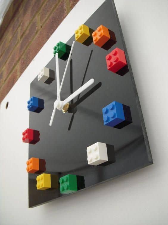 Relógio personalizado com lego para namorada18 Relógio personalizado com lego para namorada18