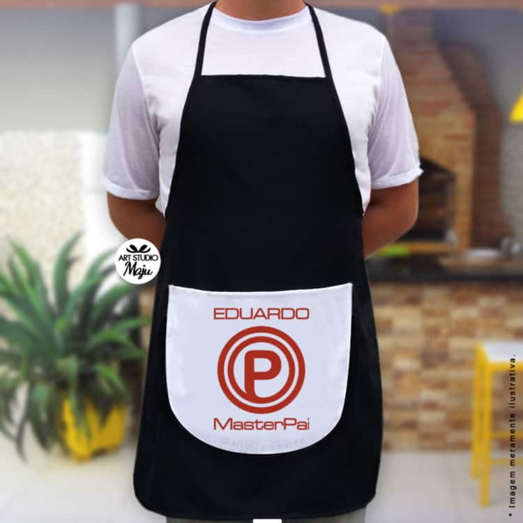 avental personalizado com nome para pai avental personalizado com nome para pai