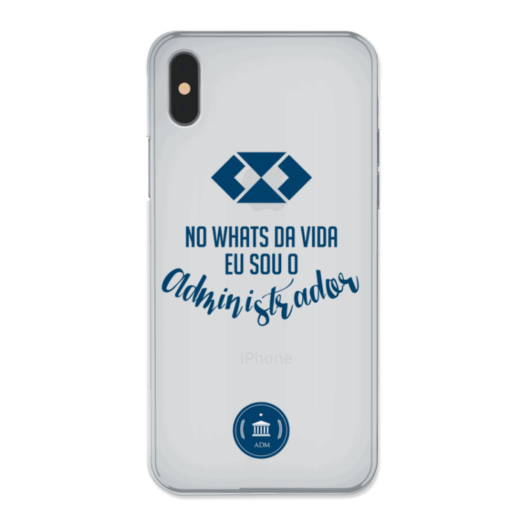 A capinha de smartphone vem personalizada com uma frase A capinha de smartphone vem personalizada com uma frase