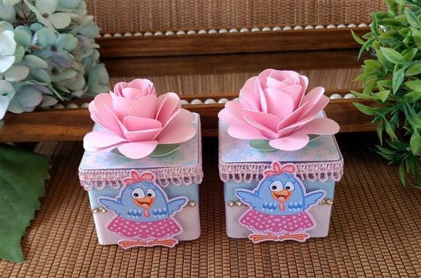 Caixinha rosa da galinha pintadinha Caixinha rosa da galinha pintadinha