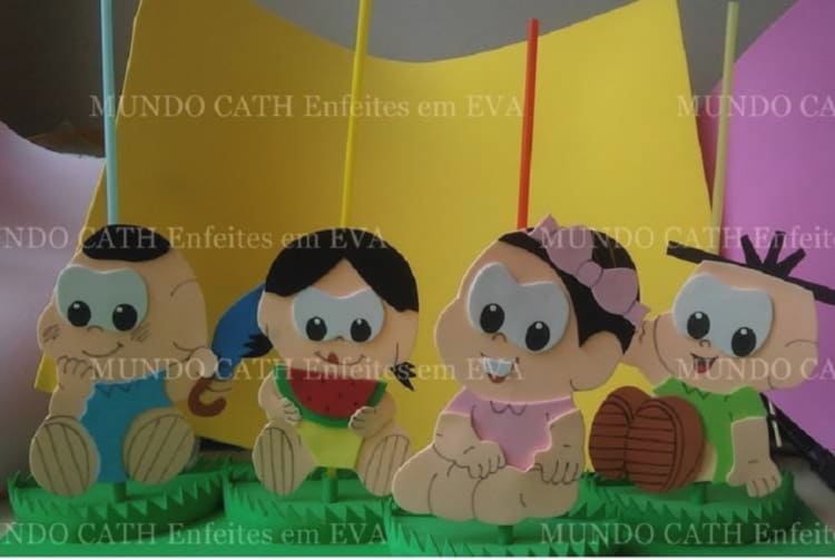 Lembrancinha Turma da Mônica baby em EVA26
