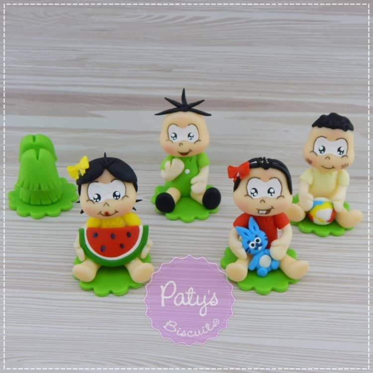 Lembrancinha Turma da Mônica baby em biscuit25