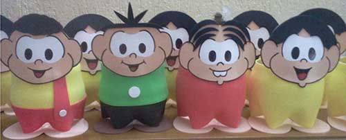 Lembrancinha Turma da Mônica em EVA3 Lembrancinha Turma da Mônica em EVA3