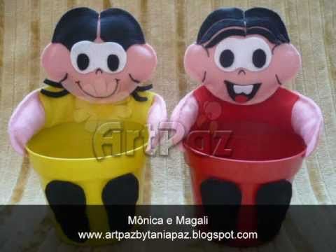 Lembrancinha Turma da Mônica em feltro15