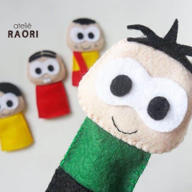 Lembrancinha Turma da Mônica em feltro16