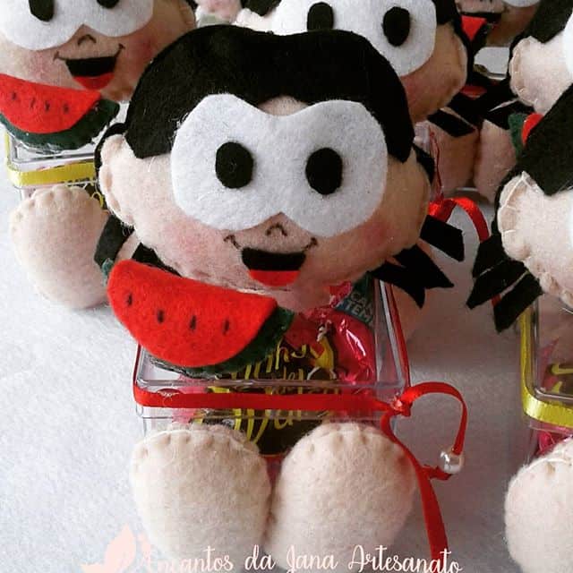 Lembrancinha Turma da Mônica em feltro17