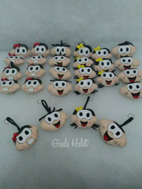 Lembrancinha Turma da Mônica em feltro20