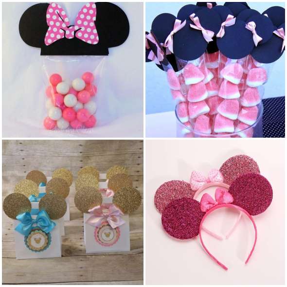 Lembrancinhas de aniversário de 1 ano com tema Minnie Lembrancinhas de aniversário de 1 ano com tema Minnie