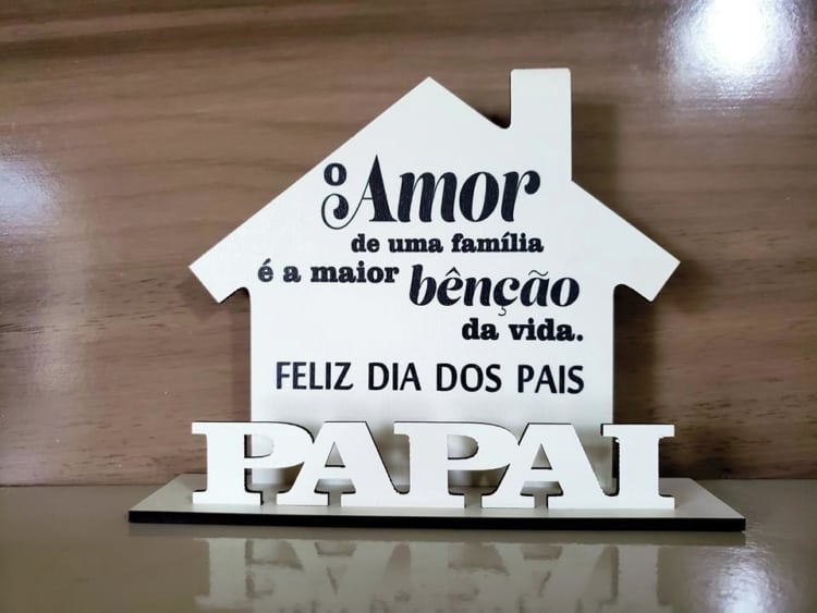 Lembrança personalizada para o pai evangélico Lembrança personalizada para o pai evangélico