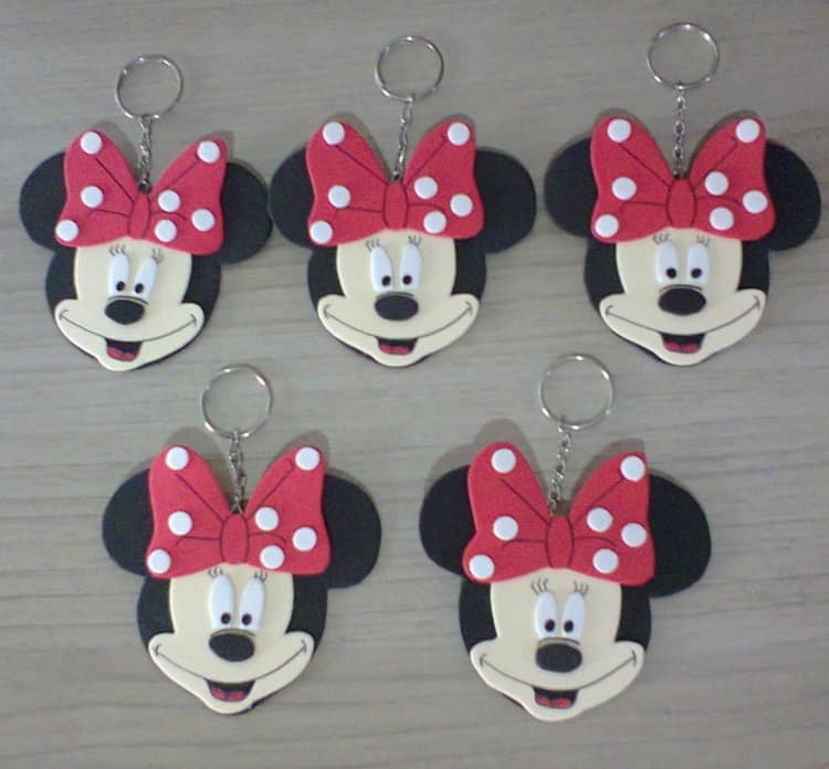 Minnie em chaveiro Minnie em chaveiro