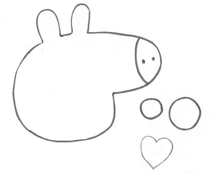 Molde Peppa Pig Molde Peppa Pig