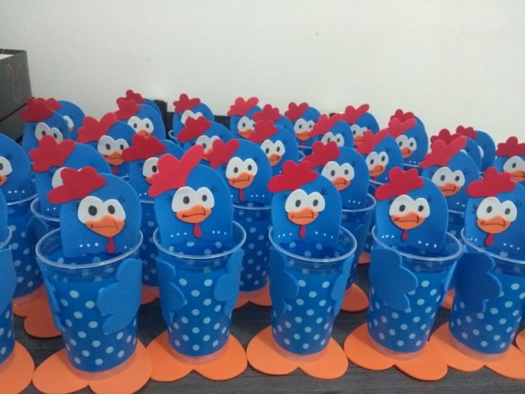 Porta docinhos da galinha pintadinha lembrancinhas de aniversário de 1 ano galinha pintadinha
