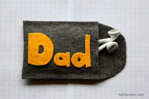 Porta fones para o papai Porta fones para o papai