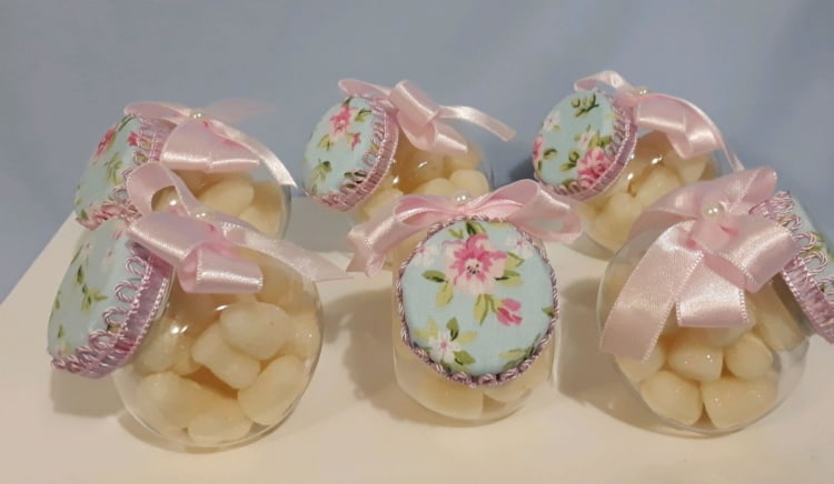 Potinhos para festa de 1 ano jardim encantado lembrancinhas de aniversário de 1 ano