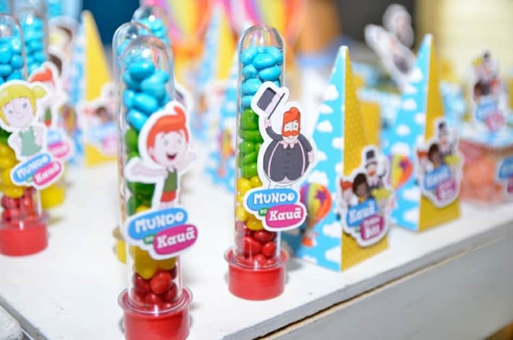 Tubetes decorados Mundo Bita para festa de 1 ano Tubetes decorados Mundo Bita para festa de 1 ano