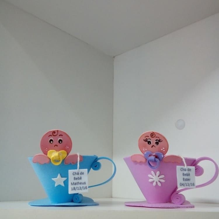 Xícaras decoradas para meninos e meninas Xícaras decoradas para meninos e meninas