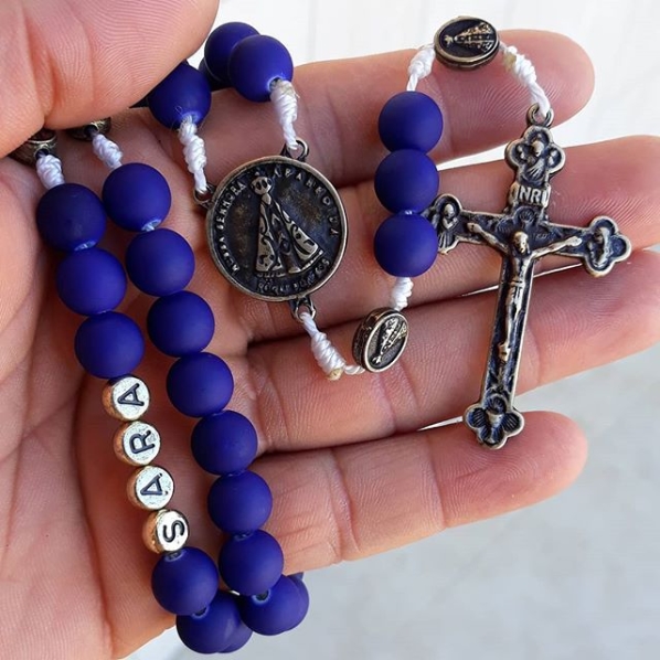 terço personalizado com nome para lembrancinha de crisma 13 personalizado com nome para lembrancinha de crisma