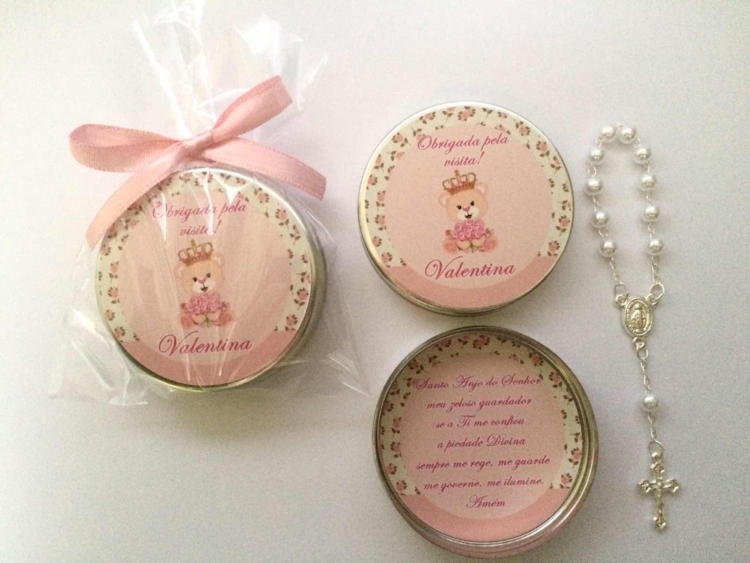 latinha decorada com terço de dezena para lembrancinha de nascimento latinha decorada com terço de dezena para lembrancinha de nascimento