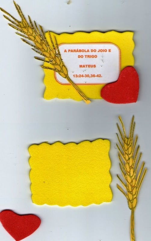 lembrancinha de EVA com parábola bíblica lembrancinha de EVA com parábola bíblica