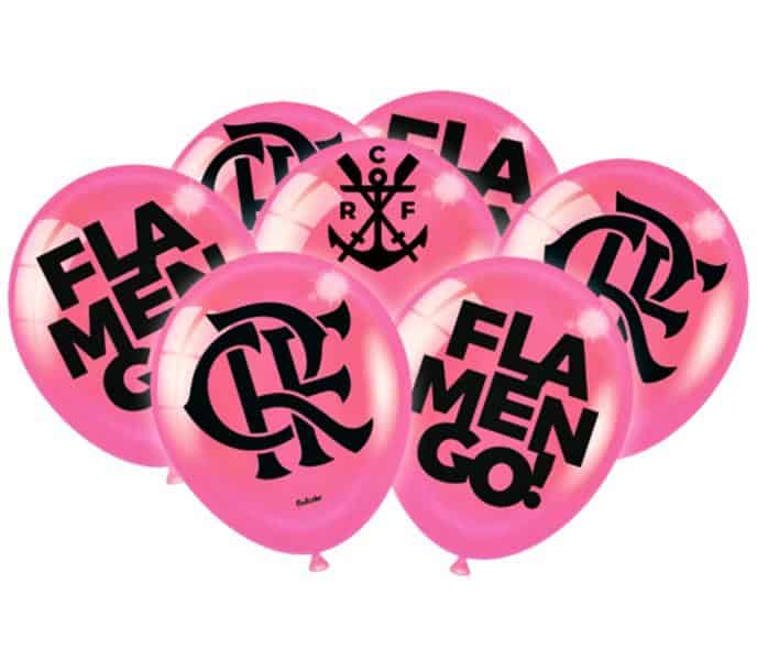 Bolas personalizados em cor rosa