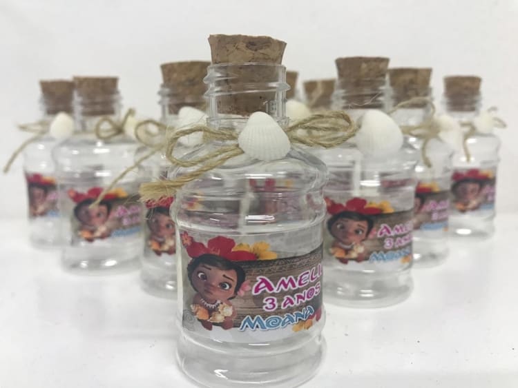 Garrafinhas da Moana baby Garrafinhas lembrancinhas da Moana