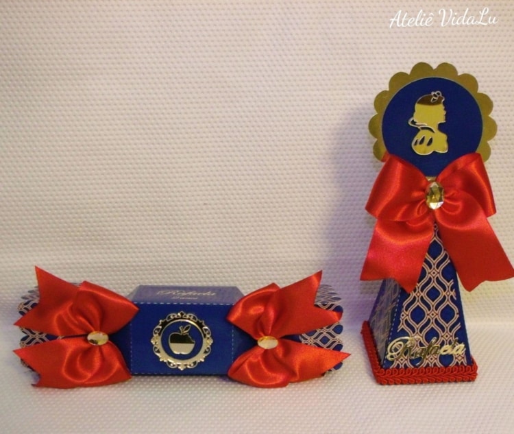 Kit lembrancinha luxo da Branca de Neve Kit lembrancinha luxo da Branca de Neve
