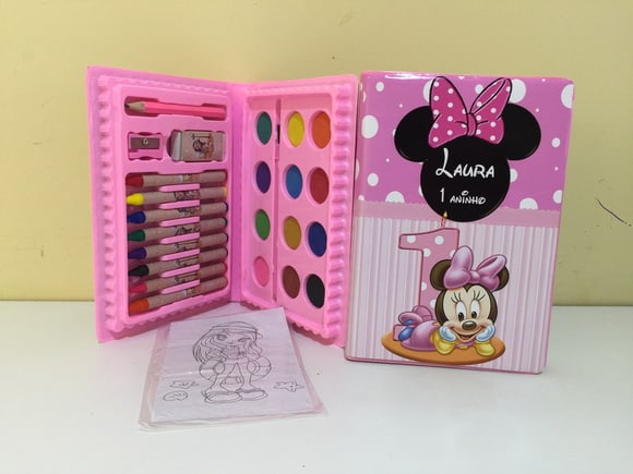 Kit pintura da Minnie baby Kit pintura da Minnie baby