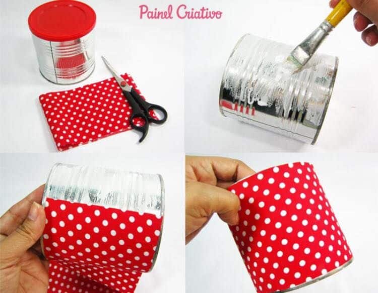 Lata da Minnie DIY Lata da Minnie DIY