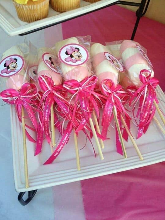 Lembrancinha comestível simples da Minnie baby Lembrancinha comestível simples da Minnie baby