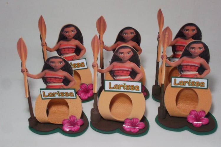 Lembrancinha da Moana em EVA Lembrancinha da Moana em EVA