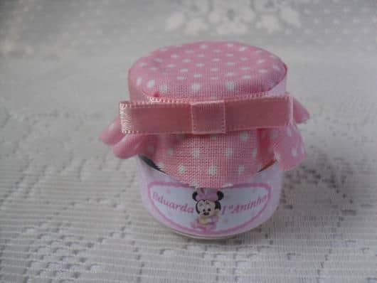 Potinho decorado da Minnie baby Potinho decorado da Minnie baby
