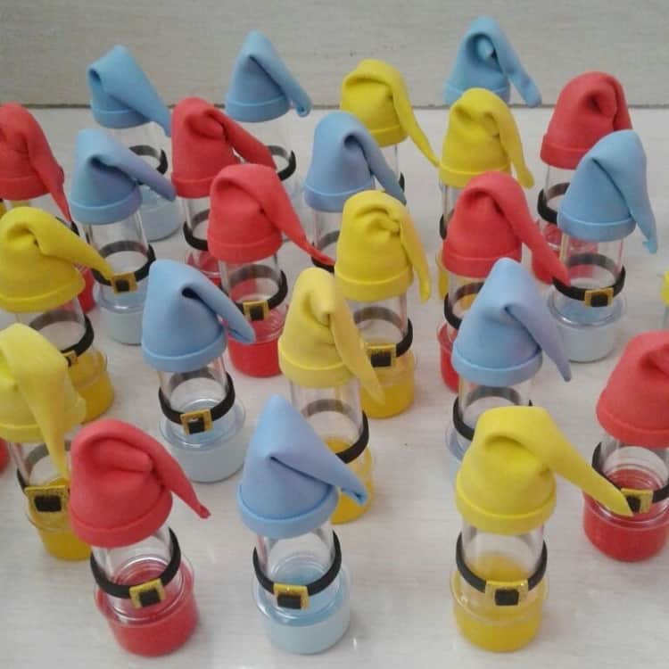 Tubetes da Branca de Neve de biscuit Tubetes da Branca de Neve de biscuit