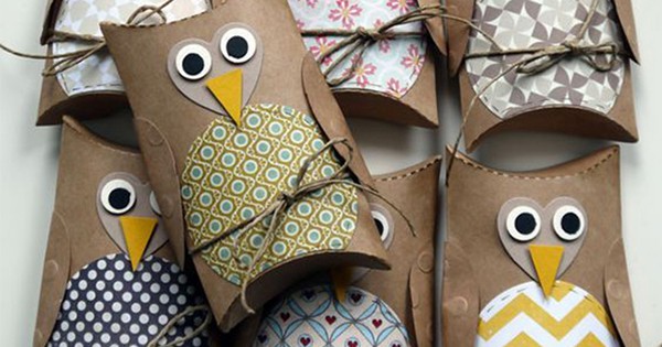 corujinha papel higienico