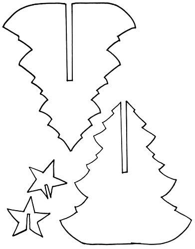 molde para imprimir árvore de natal com encaixe 06 molde para imprimir árvore de natal com encaixe 06