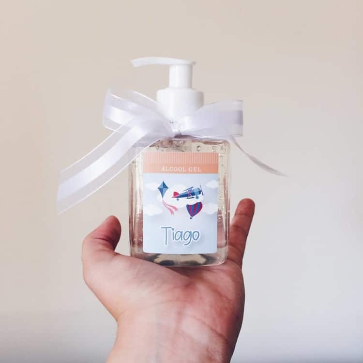 Álcool em gel com adesivo personalizado Álcool em gel com adesivo personalizado