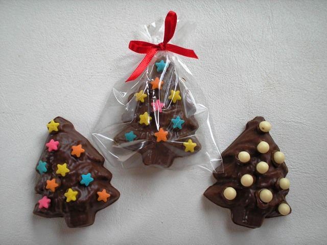 Árvores de Natal de chocolate