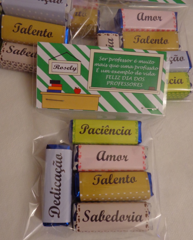 lembrancinha com Bis para professor lembrancinha com Bis para professor