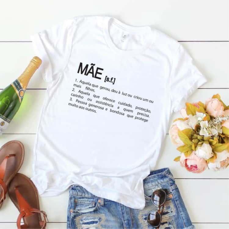 camiseta criativa de natal para mãe